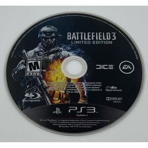 Battlefield 3 - Limited Edition (Sony PlayStation 3 PS3) GAME DISC ONLY - TESTED